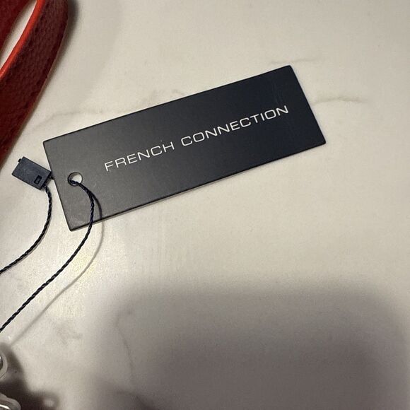 French Connection Lara Pebble Double Slim Pouches Wristlet Red FCWH24210 - Picture 3 of 9